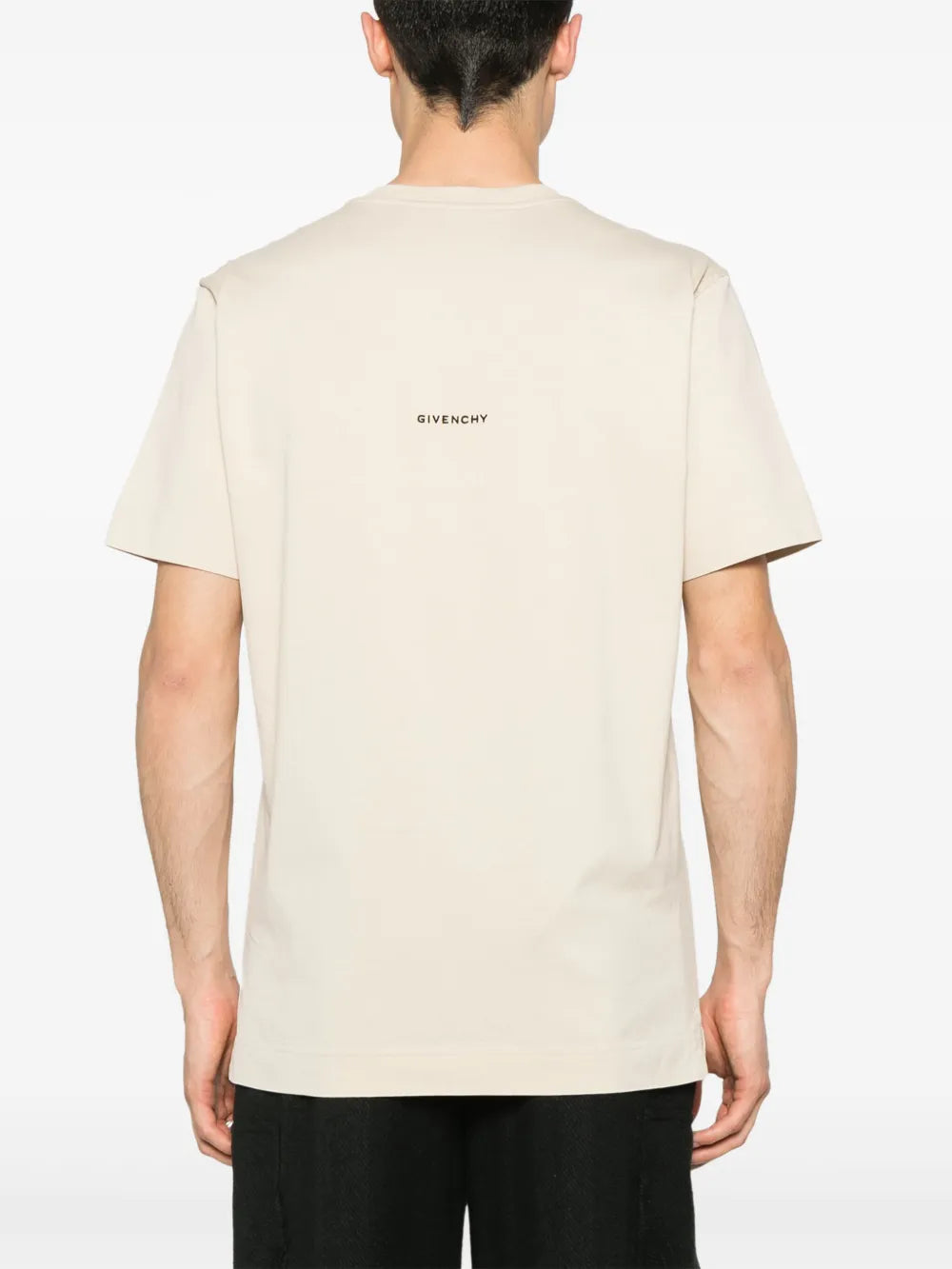 4G Embroidered Beige T-shirt