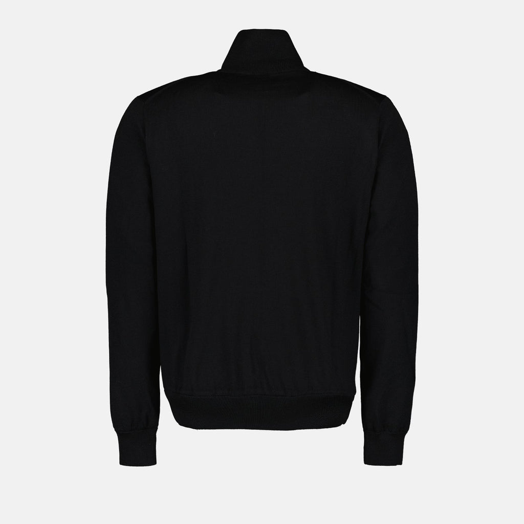 Image of Re-Nylon and Wool Bomber Jacket by Prada for Men - Season Autumn-Winter 2024 - Product detail view 3