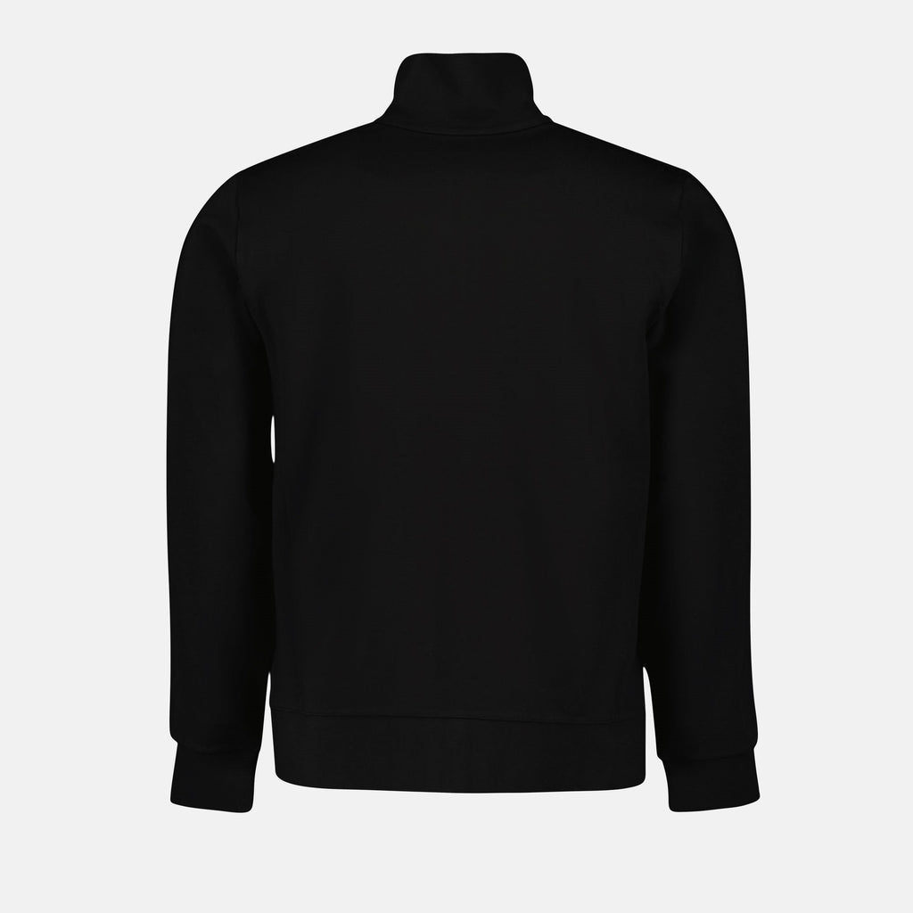 ブラックウールジップジャケット