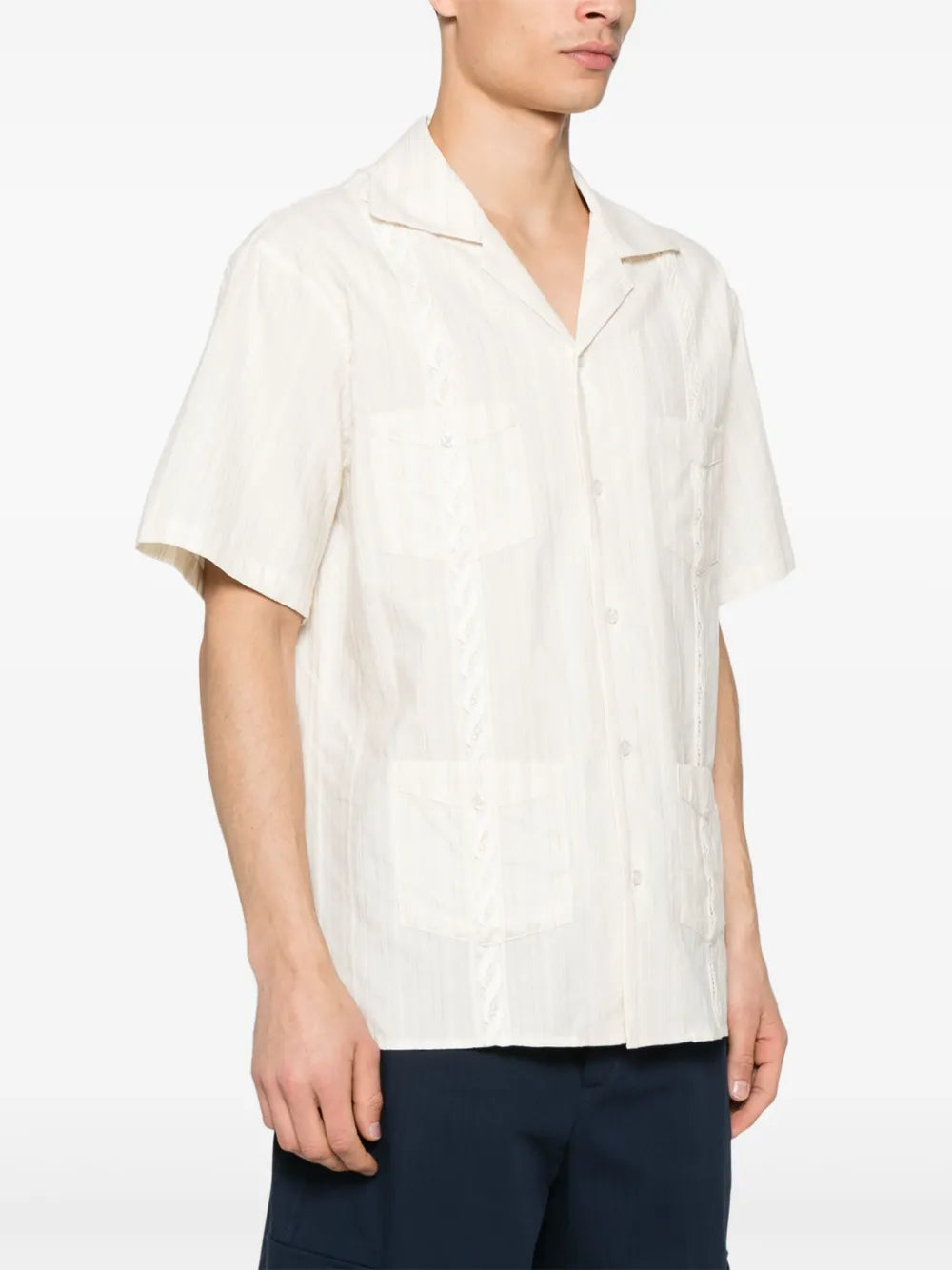 Beige Cuban Shirt