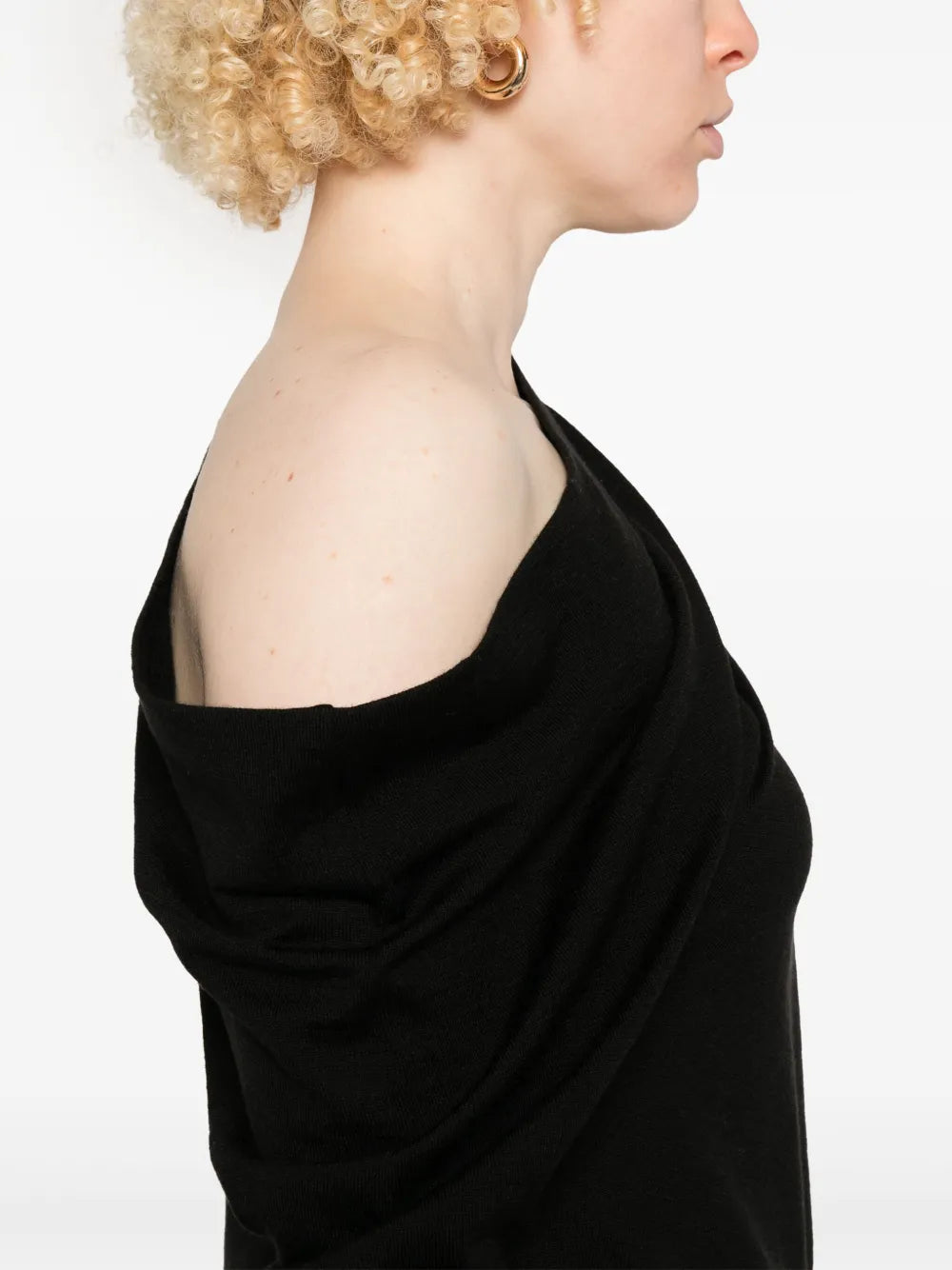 드레이프 울 스웨터