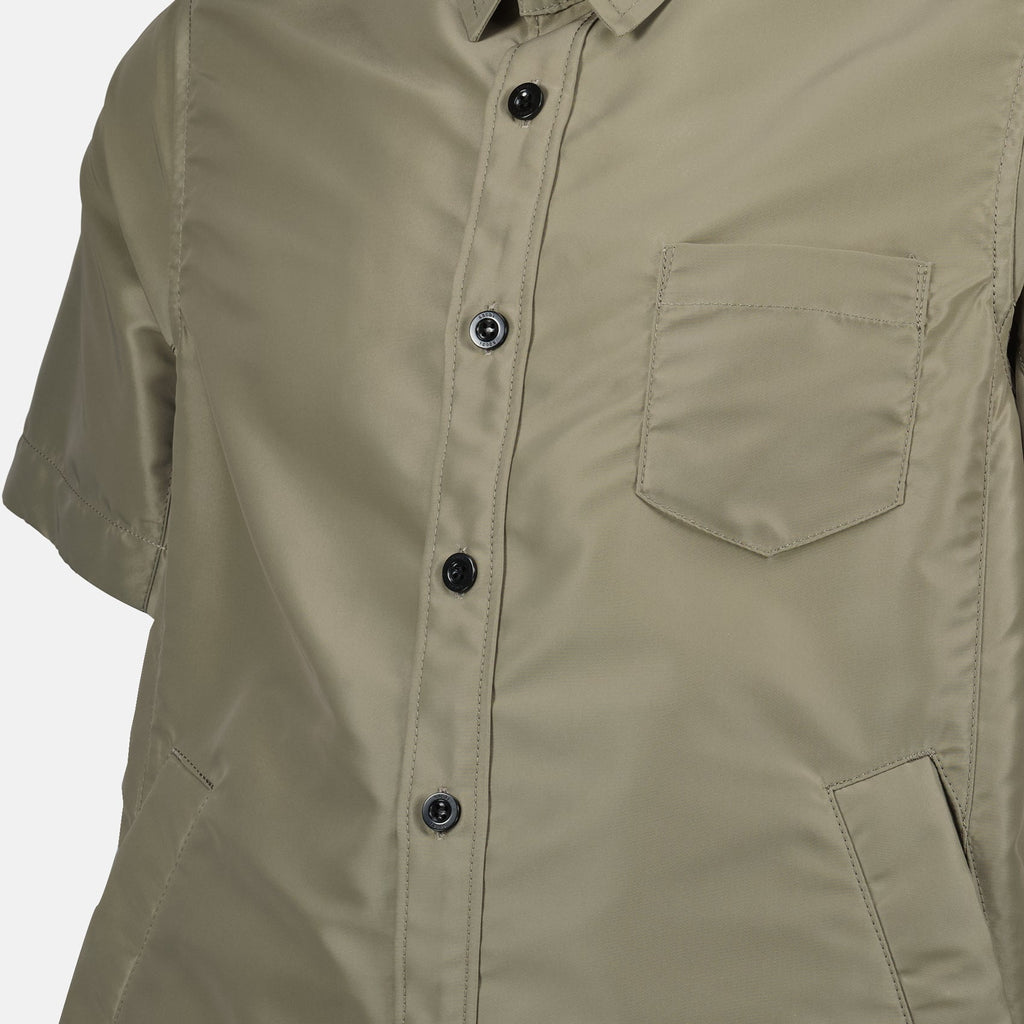 베이지 나일론 셔츠