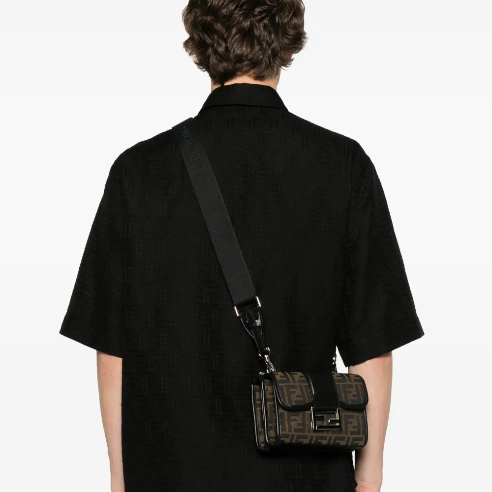 Fendi Baguette Bag, Brown Designer Bag, men's shoulder bag, luxury bag, fashion accessories