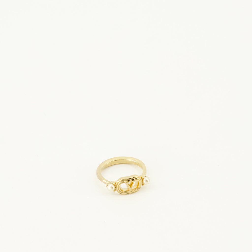 Bague Ovalette en Métal et Crystals Swarovski - Valentino