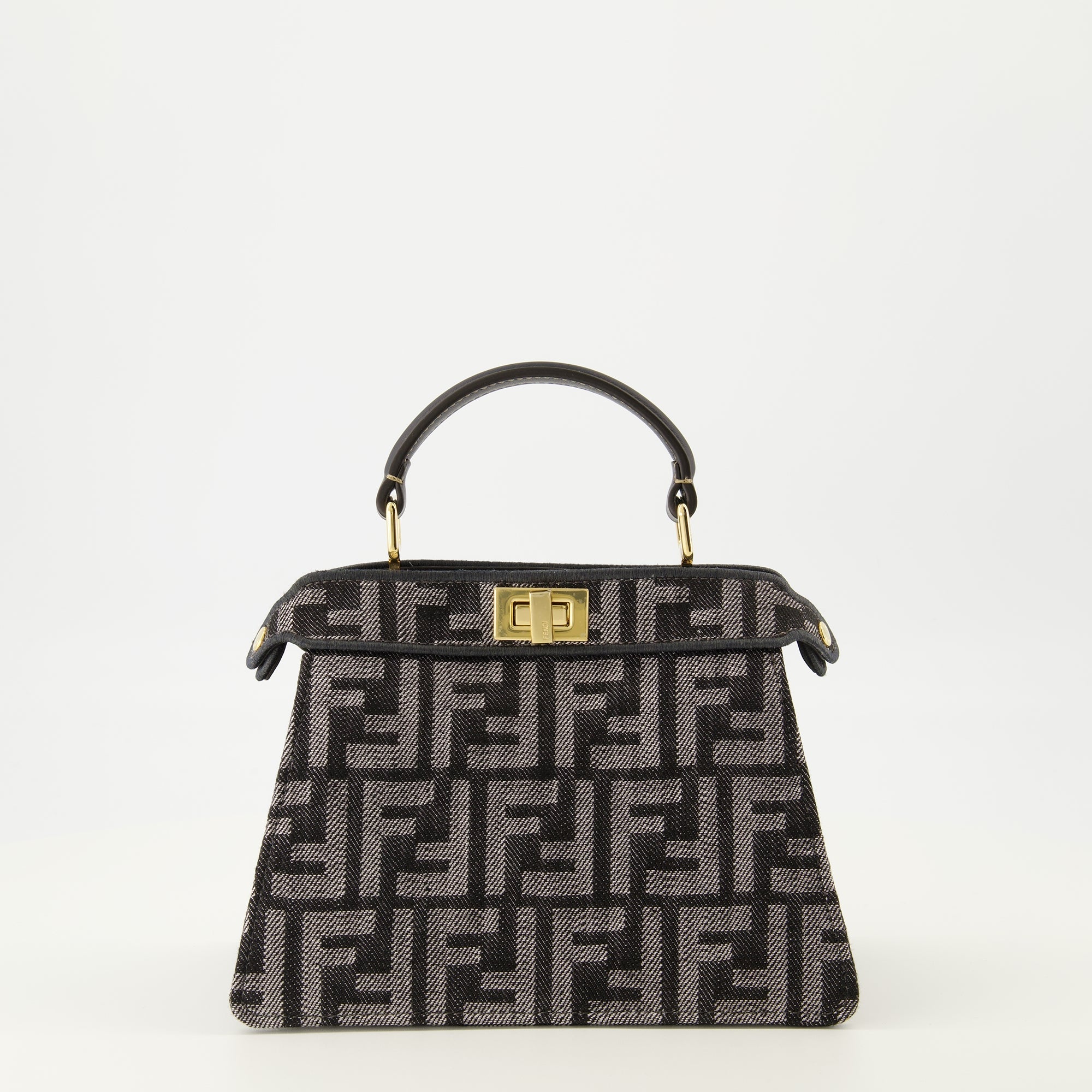 Fendi Peekabbo Nano, denim bag, luxury accessories, designer handbags, Autumn Winter 2025