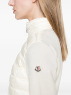 Image of Beige Bi-Material Jacket by Moncler for Women - Season Spring-Summer 2025 - Detail View 7