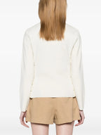 Image of Beige Bi-Material Jacket by Moncler for Women - Season Spring-Summer 2025 - Detail View 6