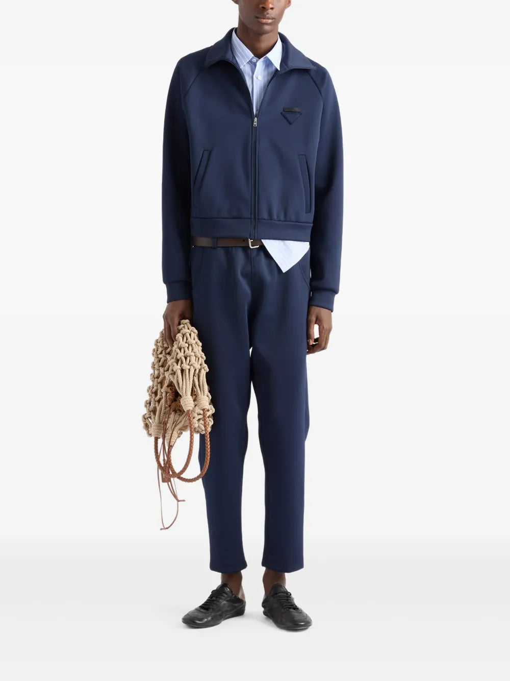 ニット+セーター PRADA TECHNO TECHNICAL KNIT ZIP JACKET Technical Zip Jacket - Prada | WE IN STYLE
