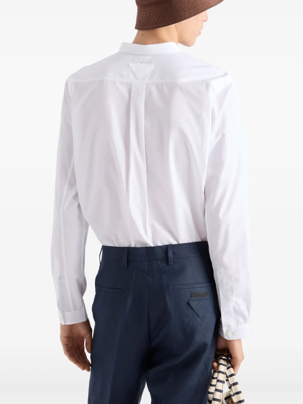 Prada White Cotton Shirt