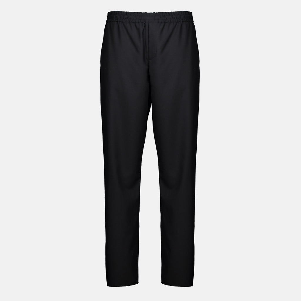 Black Wool Trousers