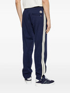 Image of Navy Sweatpants by Moncler for Men - Season Spring-Summer 2025 - Model view 3