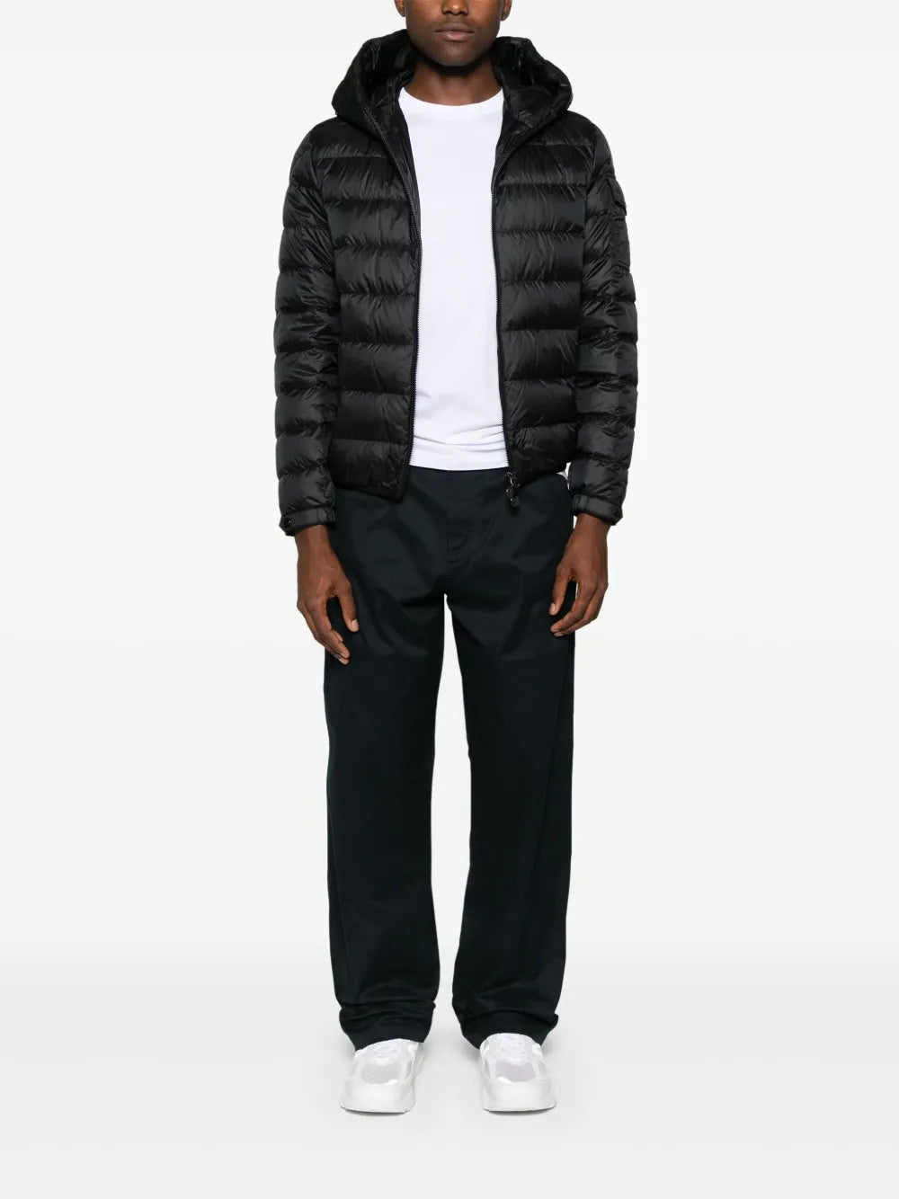 Image of White Logo T-Shirt Set by Moncler for Men - Season Autumn-Winter 2025 - Back View