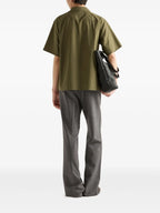 Short-sleeve Khaki Shirt