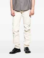 Image of Beige Denim Jeans by Ami PARIS for Men - Season Spring-Summer 2025 - Detail View 1