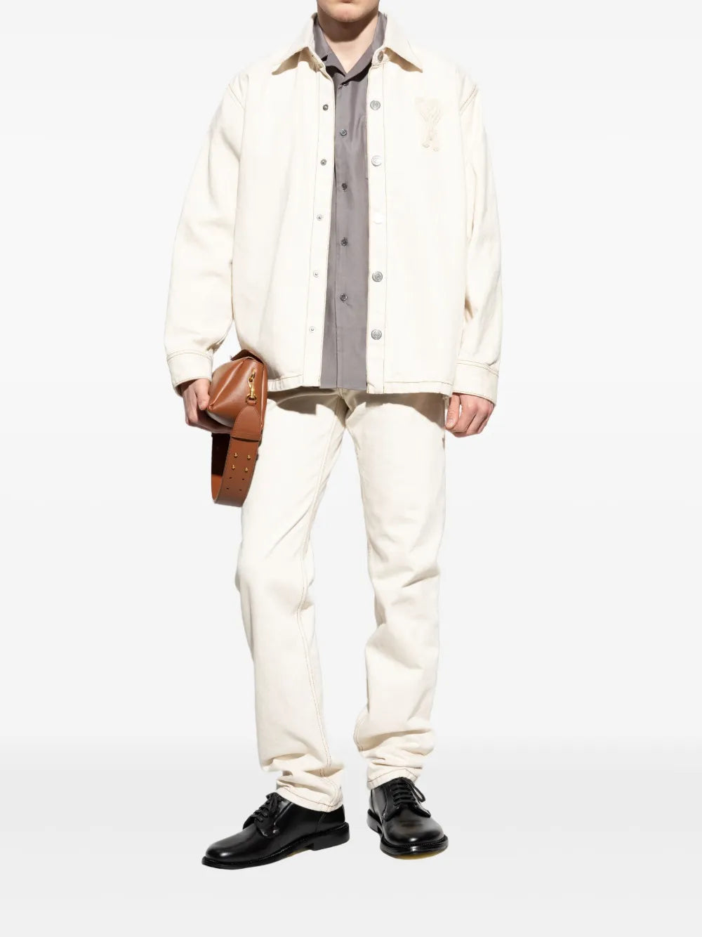 Jeans in Denim Beige