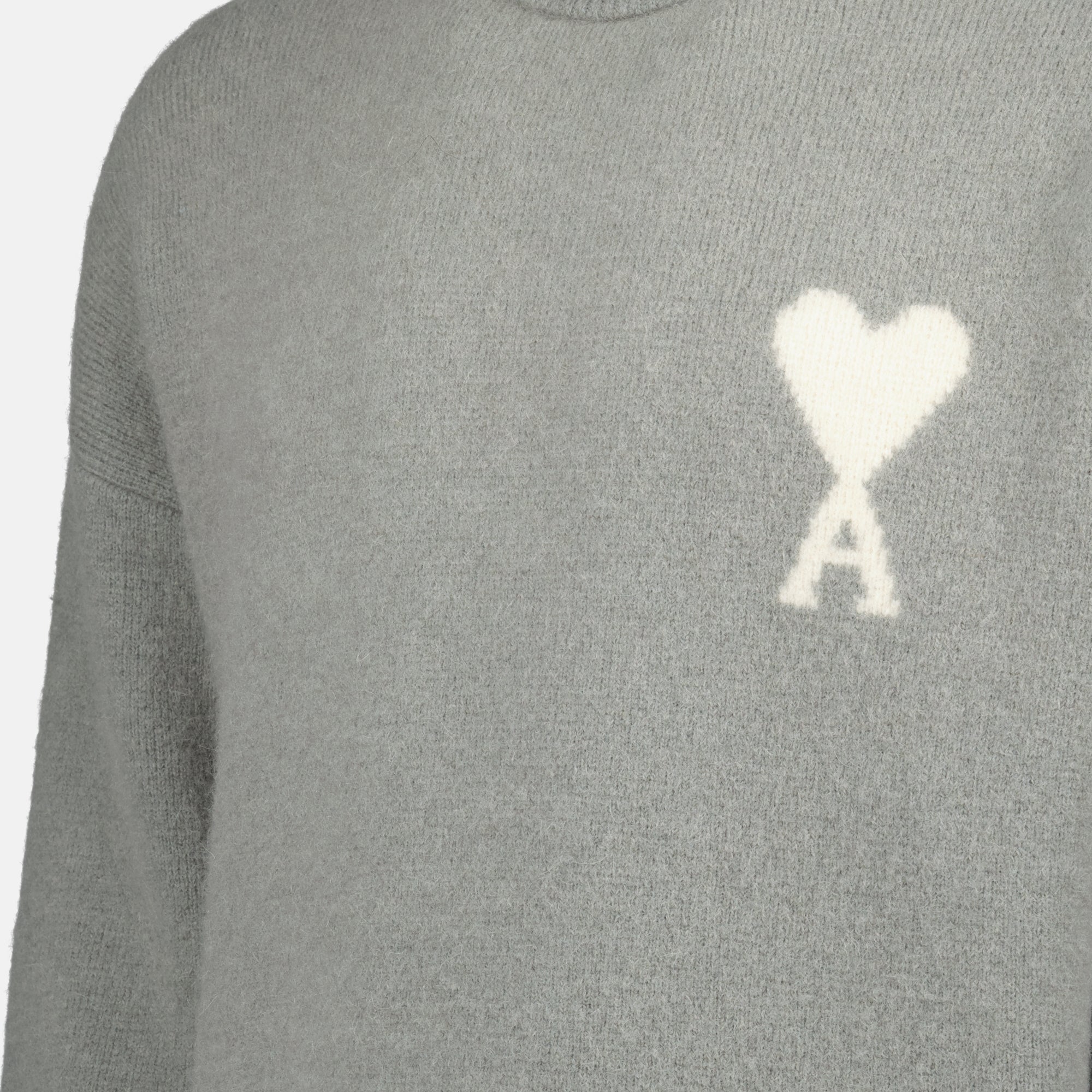 Ami de coeur sweater, Ami Paris knitwear, wool and alpaca sweater, Autumn-Winter 2025 collection, unisex fashion