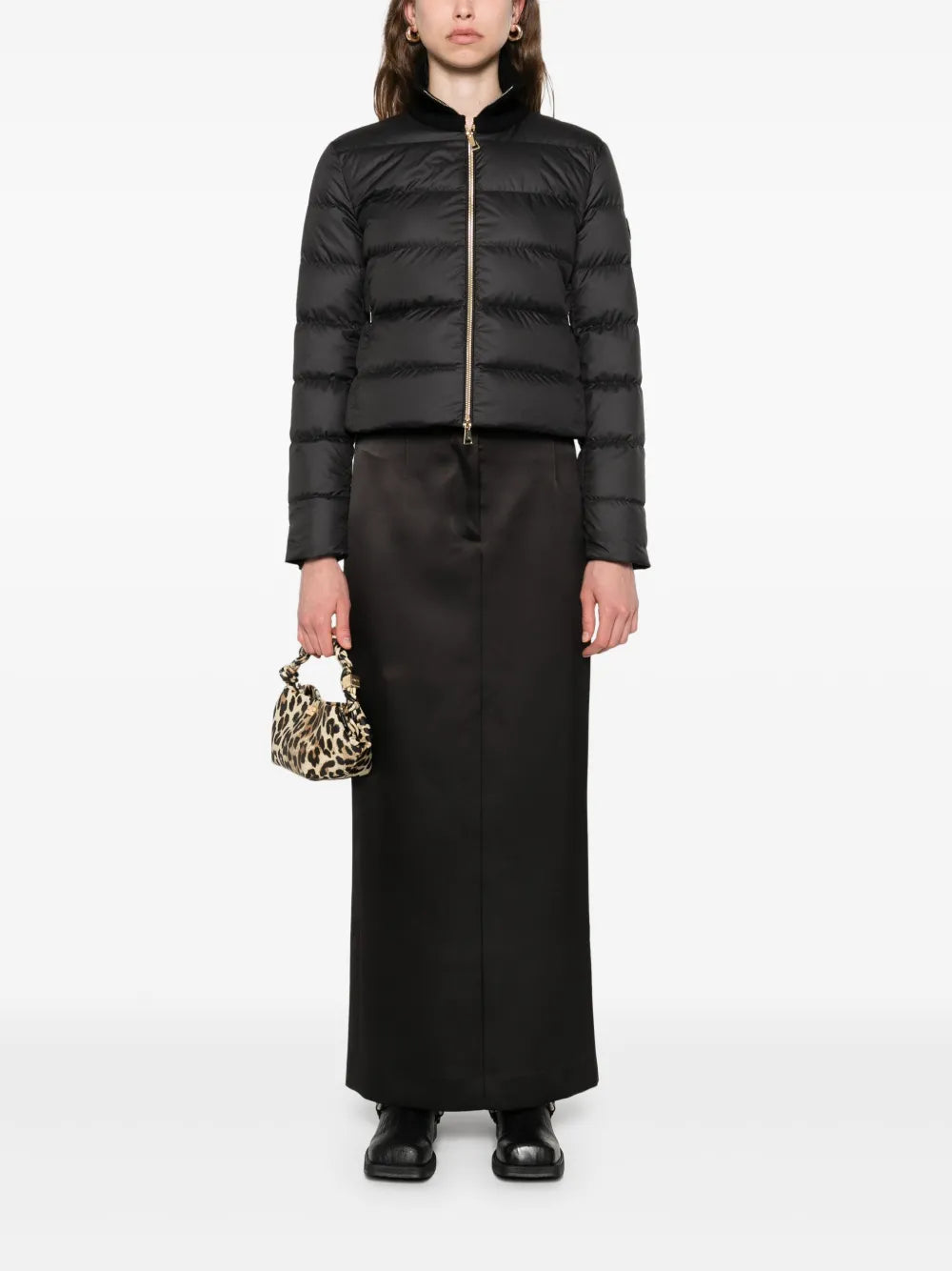 Casaco Preto de Penas Mauvezin