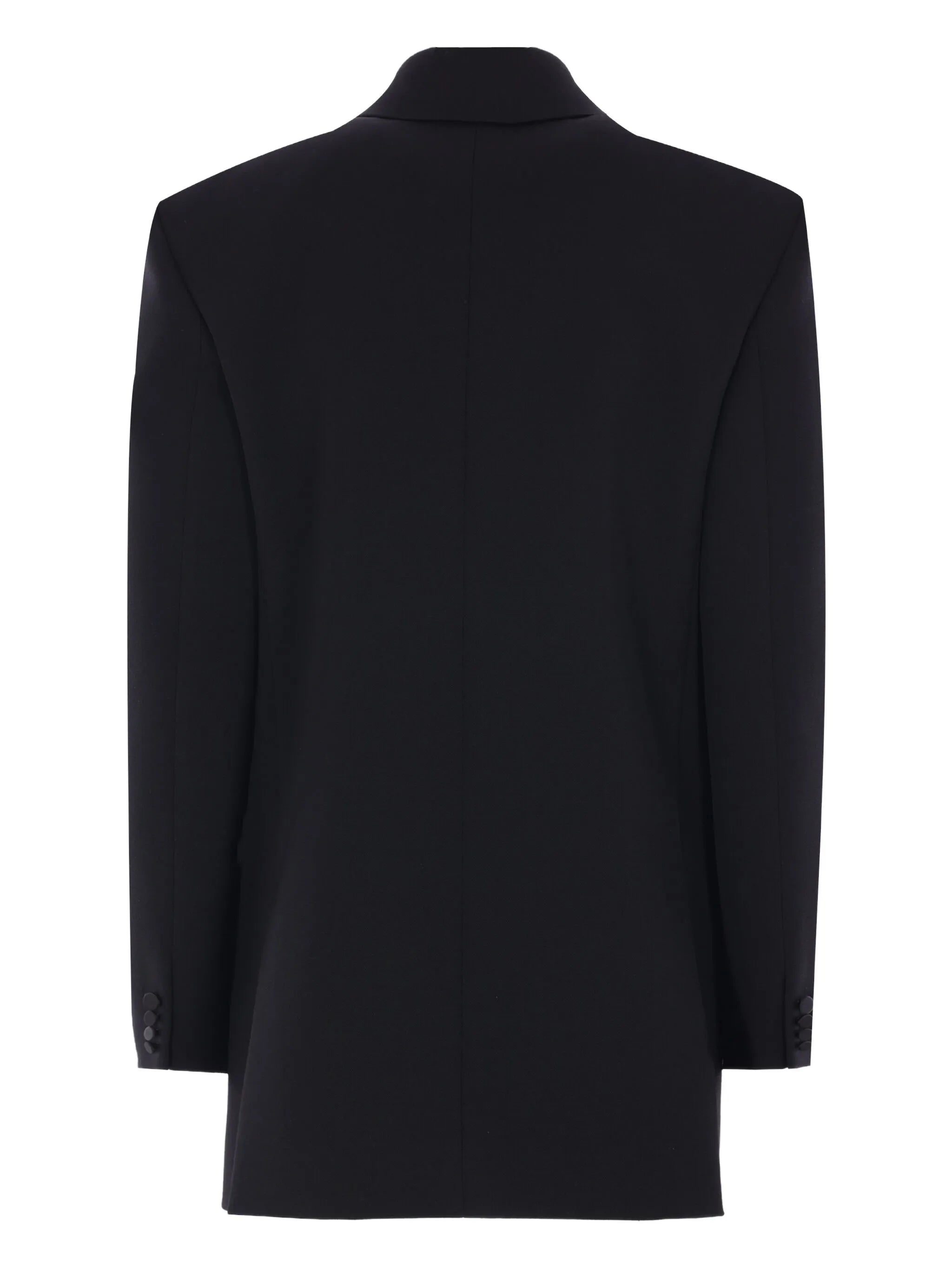 サンローランの女性用クラシックオーバーサイズブラックブレザーの画像 - シーズン春夏2025 - モデルビュー1