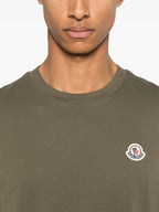 モンクレール コットン ロゴ Tシャツ