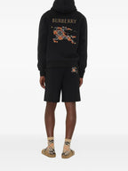Image of Knight Black Hoodie by Burberry for Men - Season Autumn-Winter 2025 - Model view 3