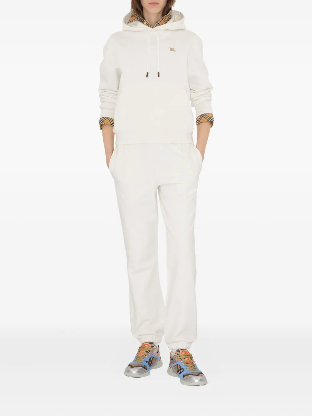 Burberry sweatshirt, hooded sweatshirt, cotton hoodie, equestrian knight, autumn-winter fashion