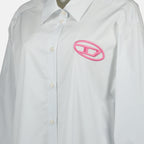 Robe Chemise Rayée Blanche