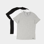 Imagen del conjunto de camisetas de cuello redondo Randal-D de Diesel para hombres - Temporada Primavera-Verano 2025 - Vista frontal