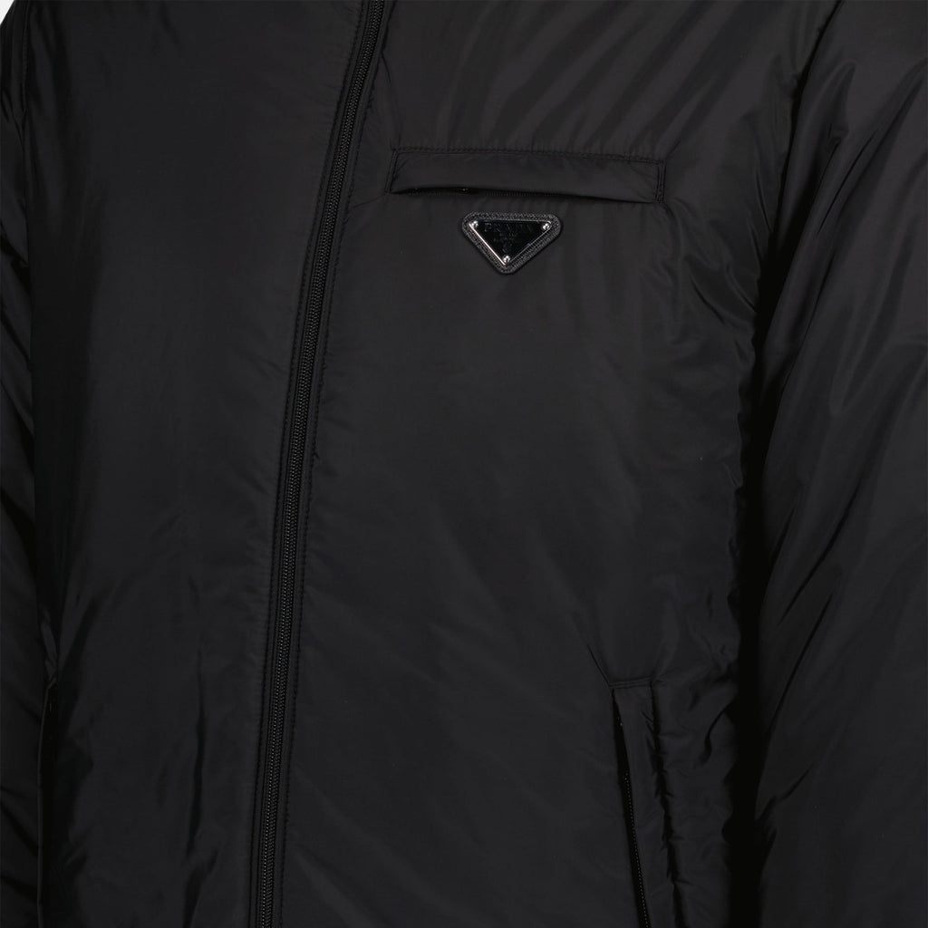 Black Re-Nylon Puffer Jacket