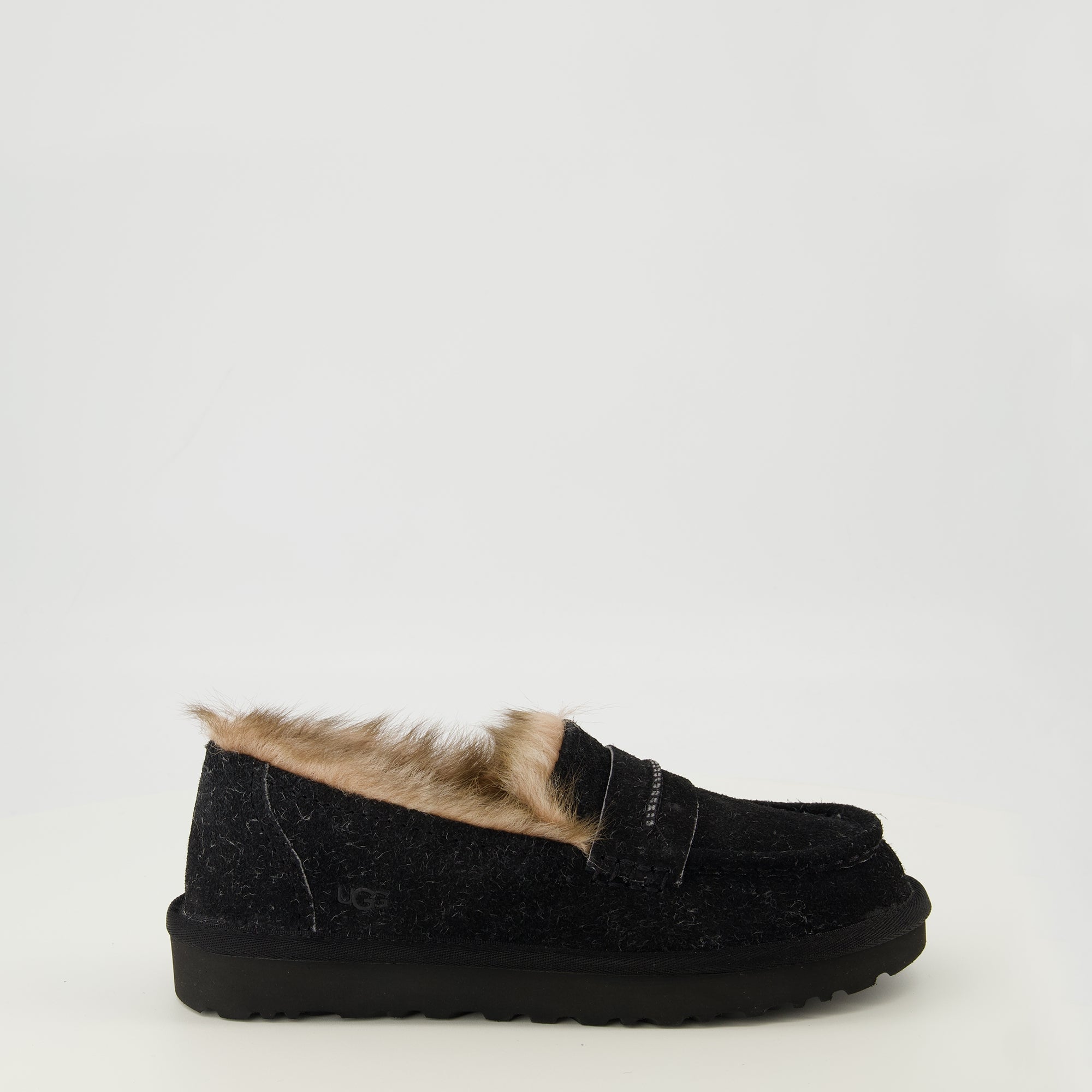Image of Moccasins Ellis Black by Ugg for Women - Season Spring-Summer 2026 - Right Side View