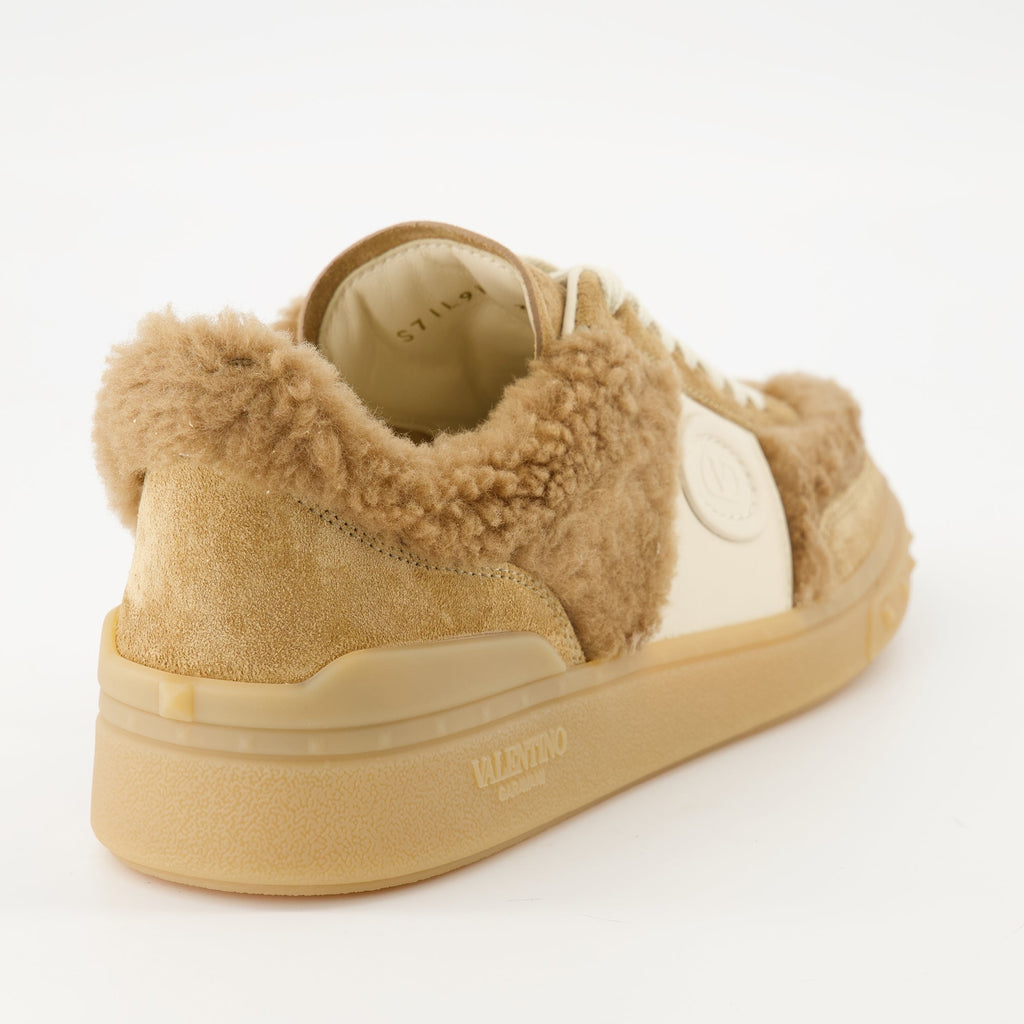 UpVillage sneakers, Valentino shoes, wool leather sneakers, designer footwear, autumn winter fashion