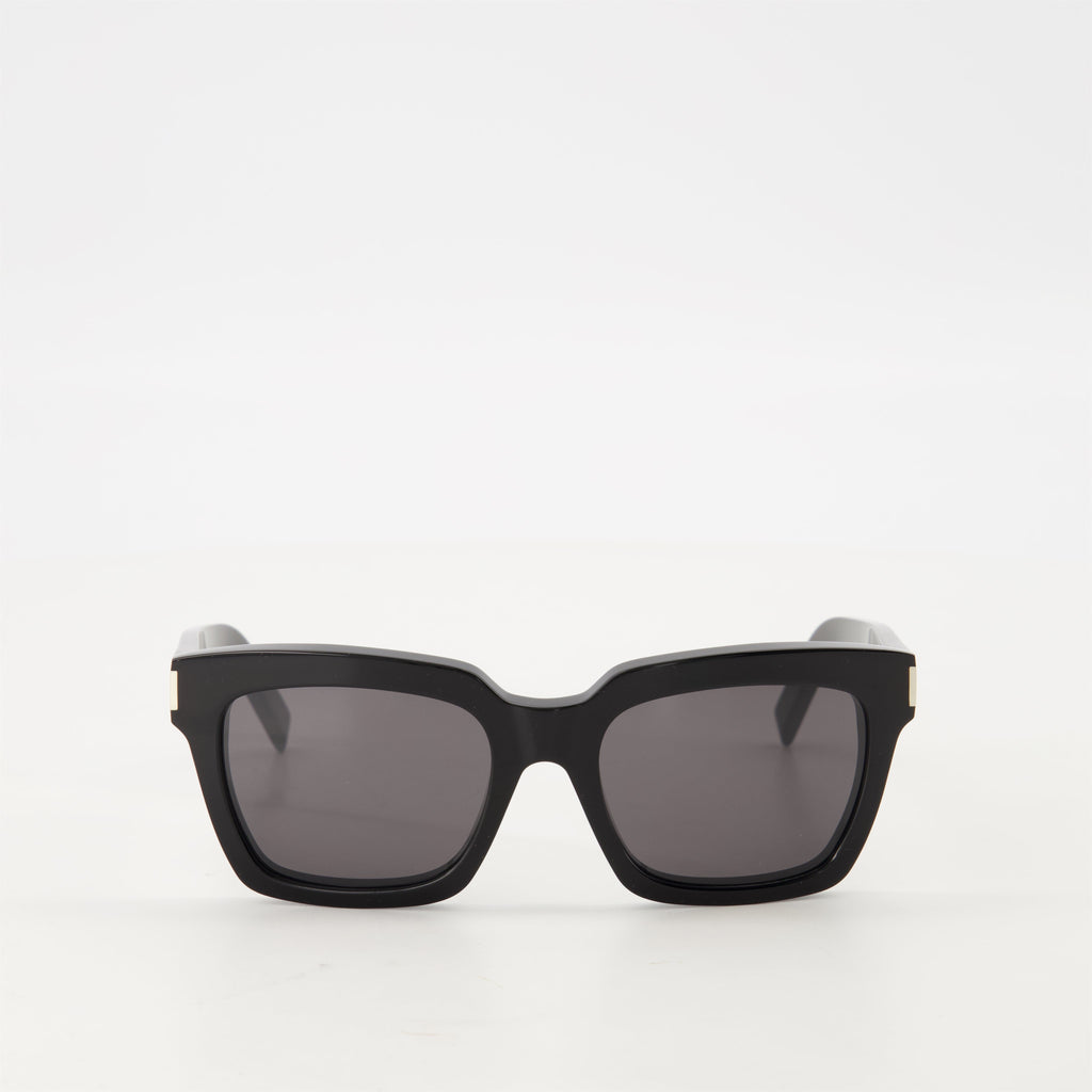 Bold SL2 sunglasses, Saint Laurent eyewear, black sunglasses, UV protection glasses, unisex sunglasses