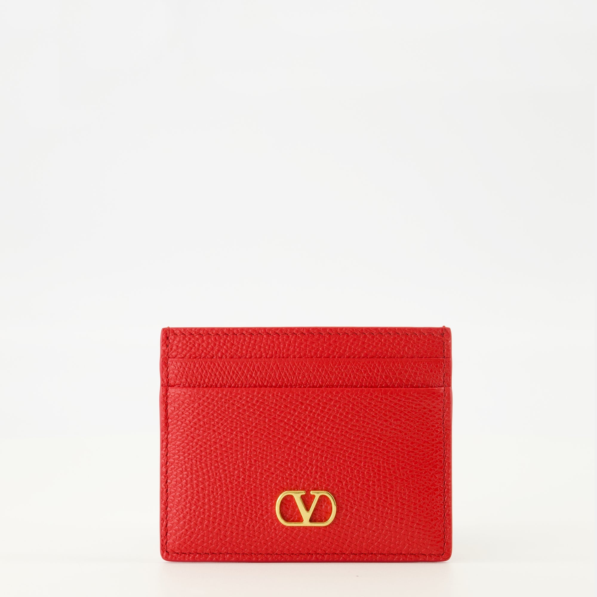 Image of Vlogo Cardholder by Valentino Garavani for Women - Season Spring-Summer 2026 - Front View