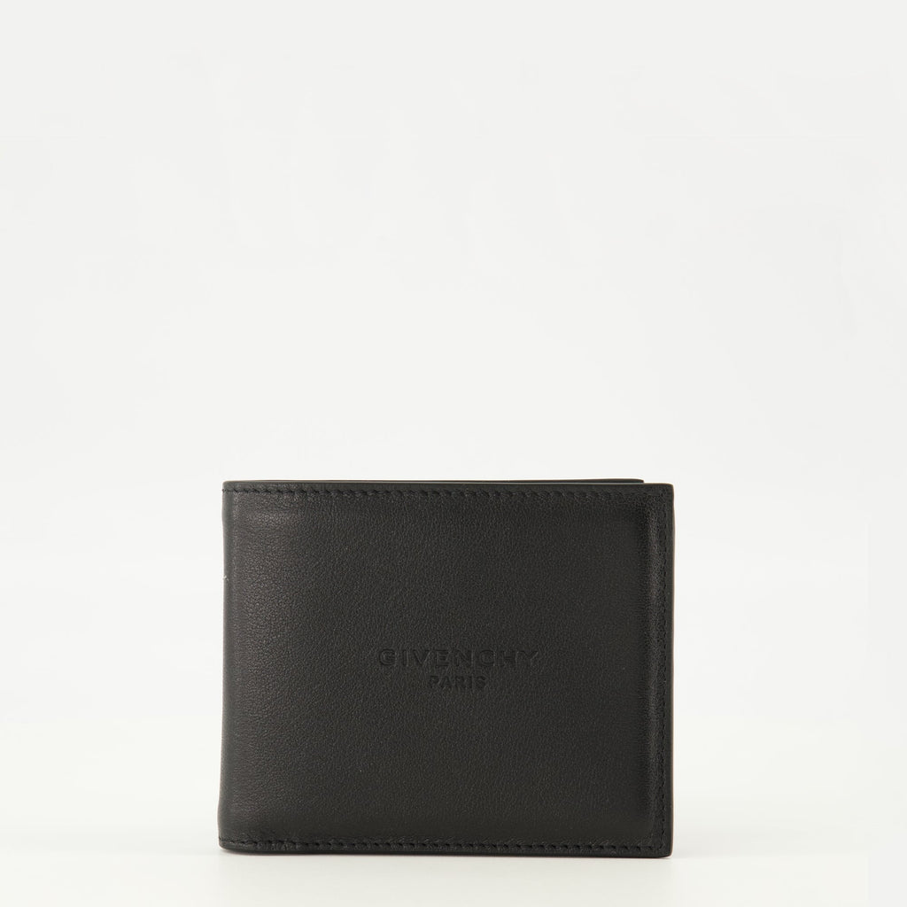 지방시의 남성용 검은 가죽 지갑 이미지 - 시즌 봄-여름 2026 - 앞면 보기