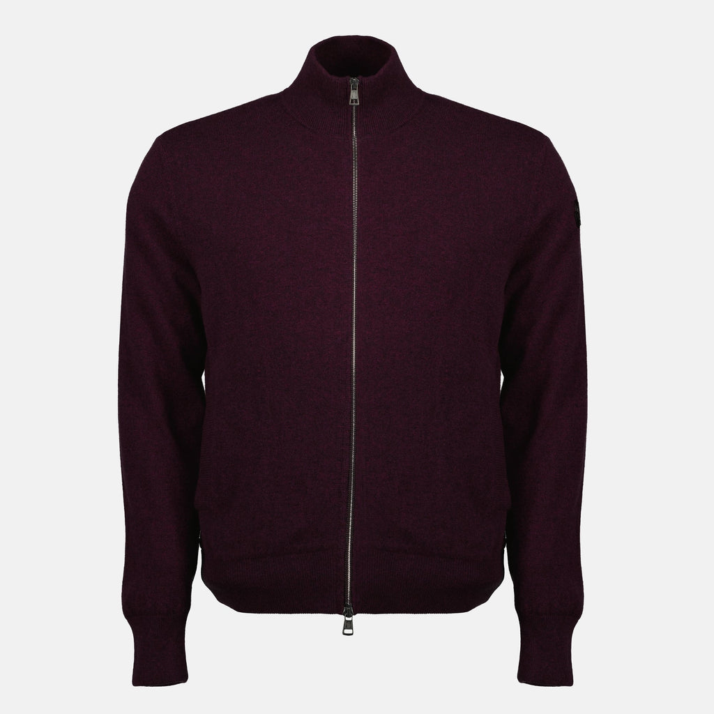 bordeaux cardigan, Moncler, wool and cashmere, Autumn-Winter fashion, men's luxury knitwear