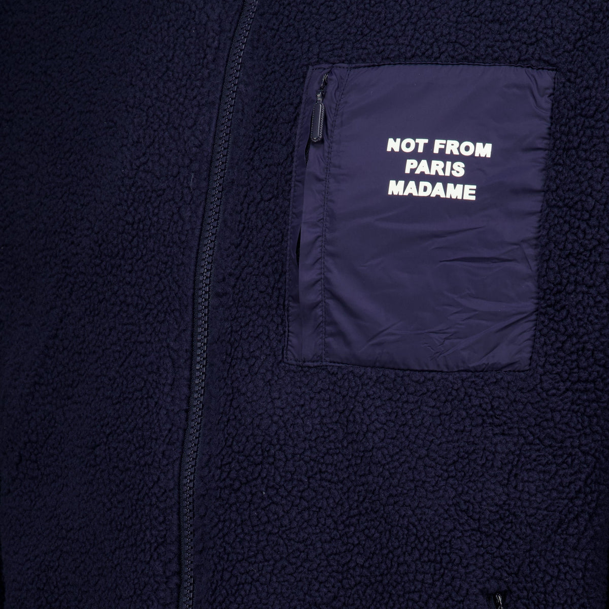 Veste Sherpa Zippée Drôle de Monsieur