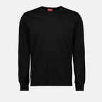 Immagine della T-shirt nera T-Adjust di Diesel per uomo - Stagione Autunno-Inverno 2025 - Vista anteriore