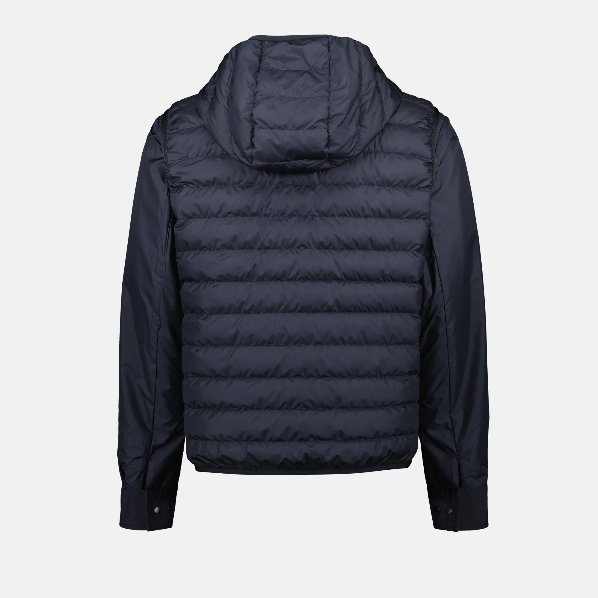 Imagem do cortaventos multilayer Charve Blue da Moncler para Homens - Temporada Primavera-Verão 2025 - Vista Traseira