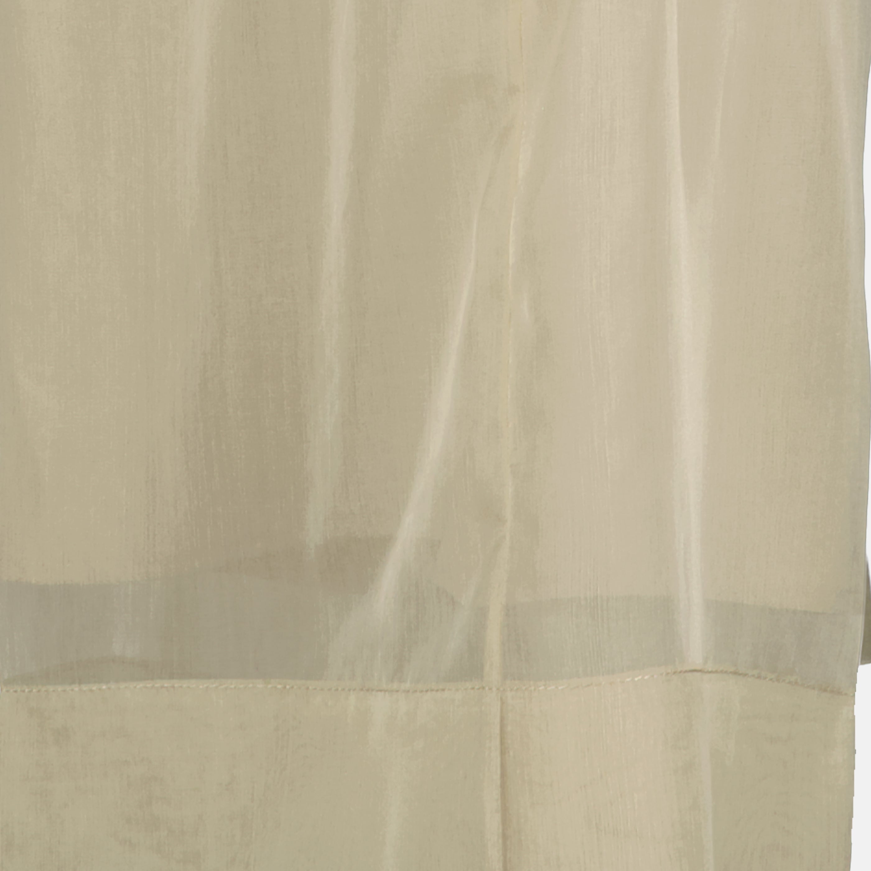Pantalons en Soie Organza Beige