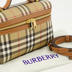 Image of Vanity Check Beige Bag by Burberry for Women - Season Spring-Summer 2026 - Detail View 2