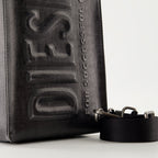 3D Shopper Bag, Diesel bag, luxury accessories, black shopper bag, polyuréthane bag