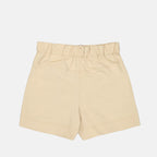 beige nylon shorts, Moncler Grenoble, luxury leisurewear, Spring-Summer 2024, technical crinkled fabric