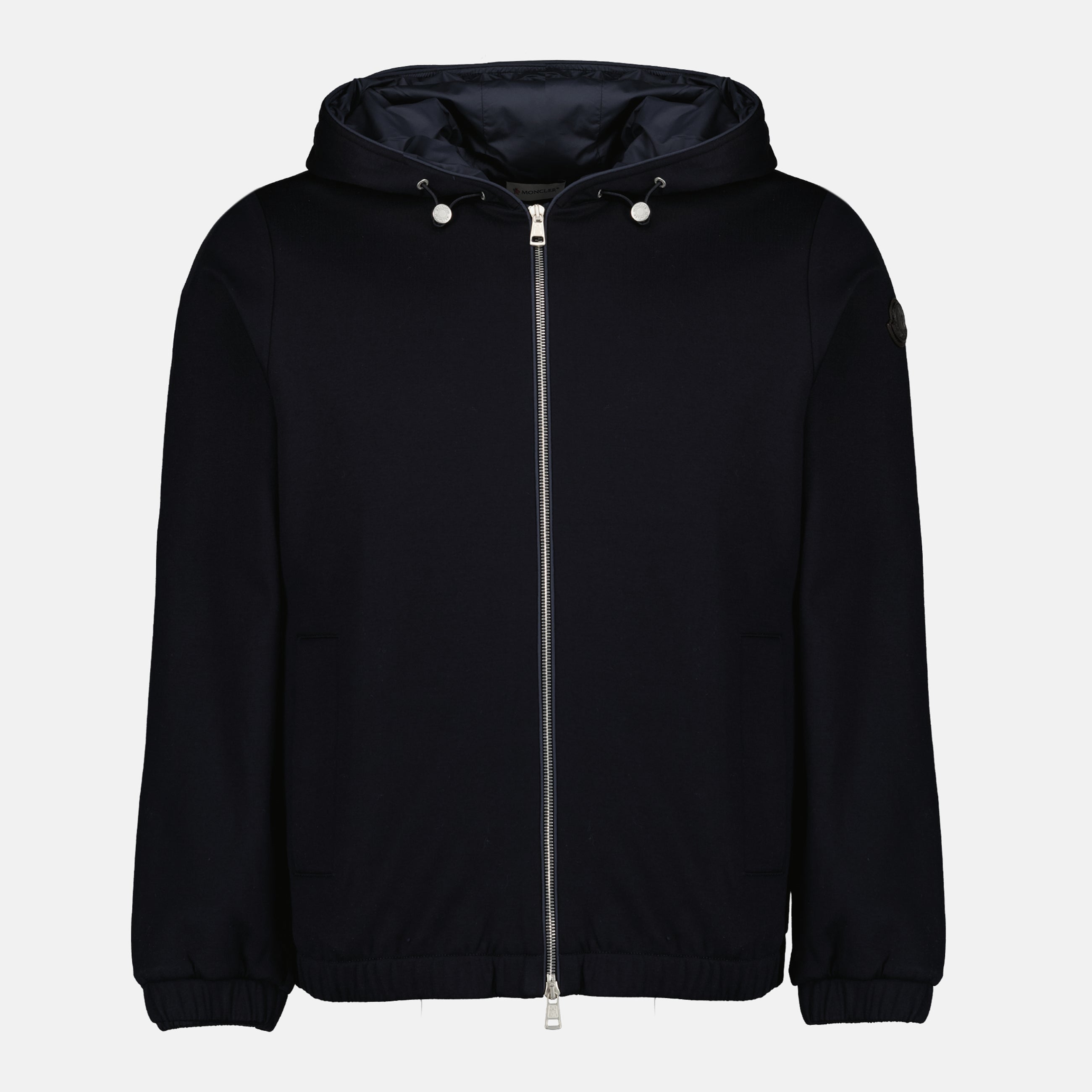MONCLERブラックジャケット Zipped Jacket - Moncler - Men | WE IN STYLE