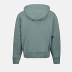 Signature Hoodie, Water Green Hoodie, Organic Cotton Hoodie, Ami Paris Hoodie, Fall-Winter Hoodie