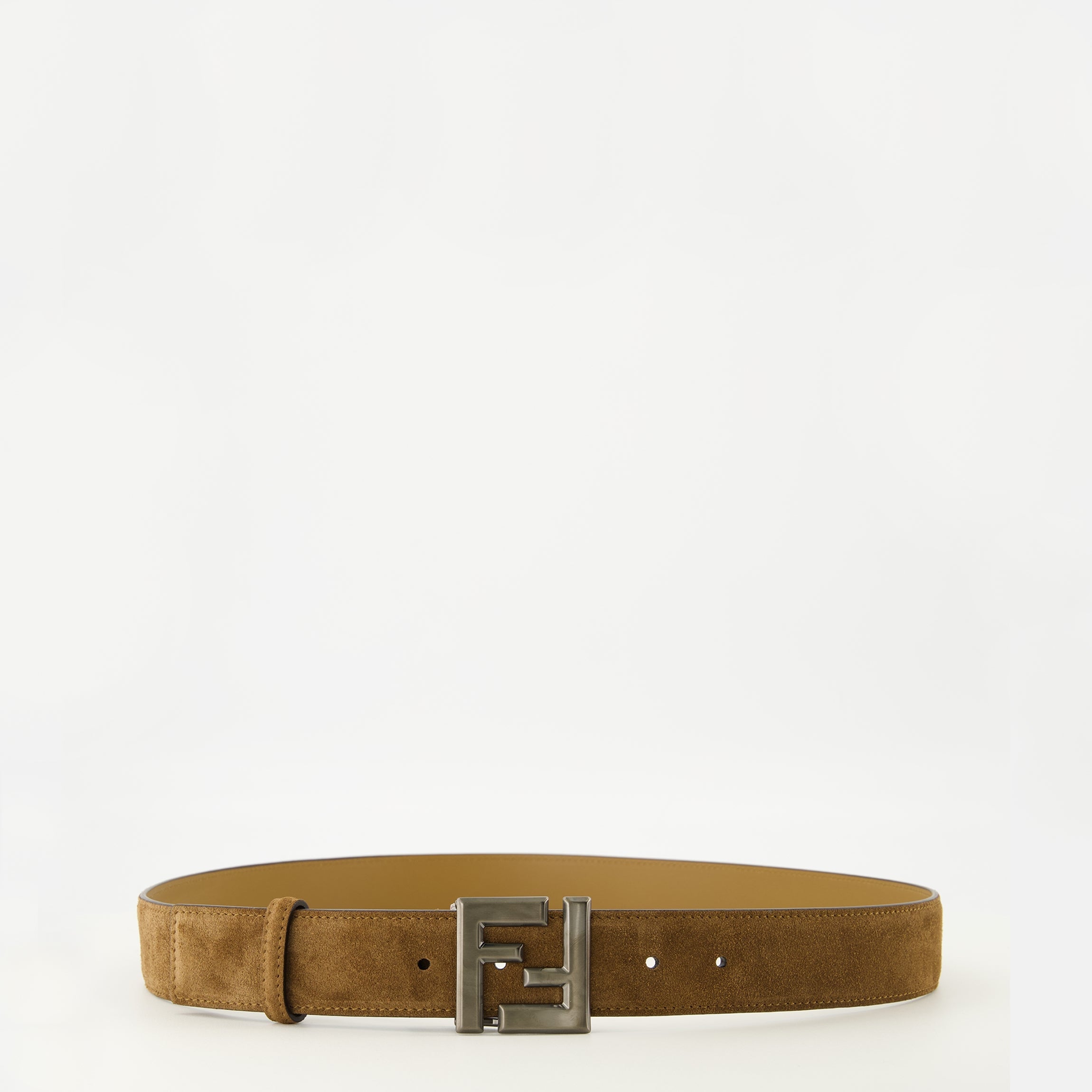 Fendi, FF Squared Belt, calf leather belt, men's accessories, designer belt