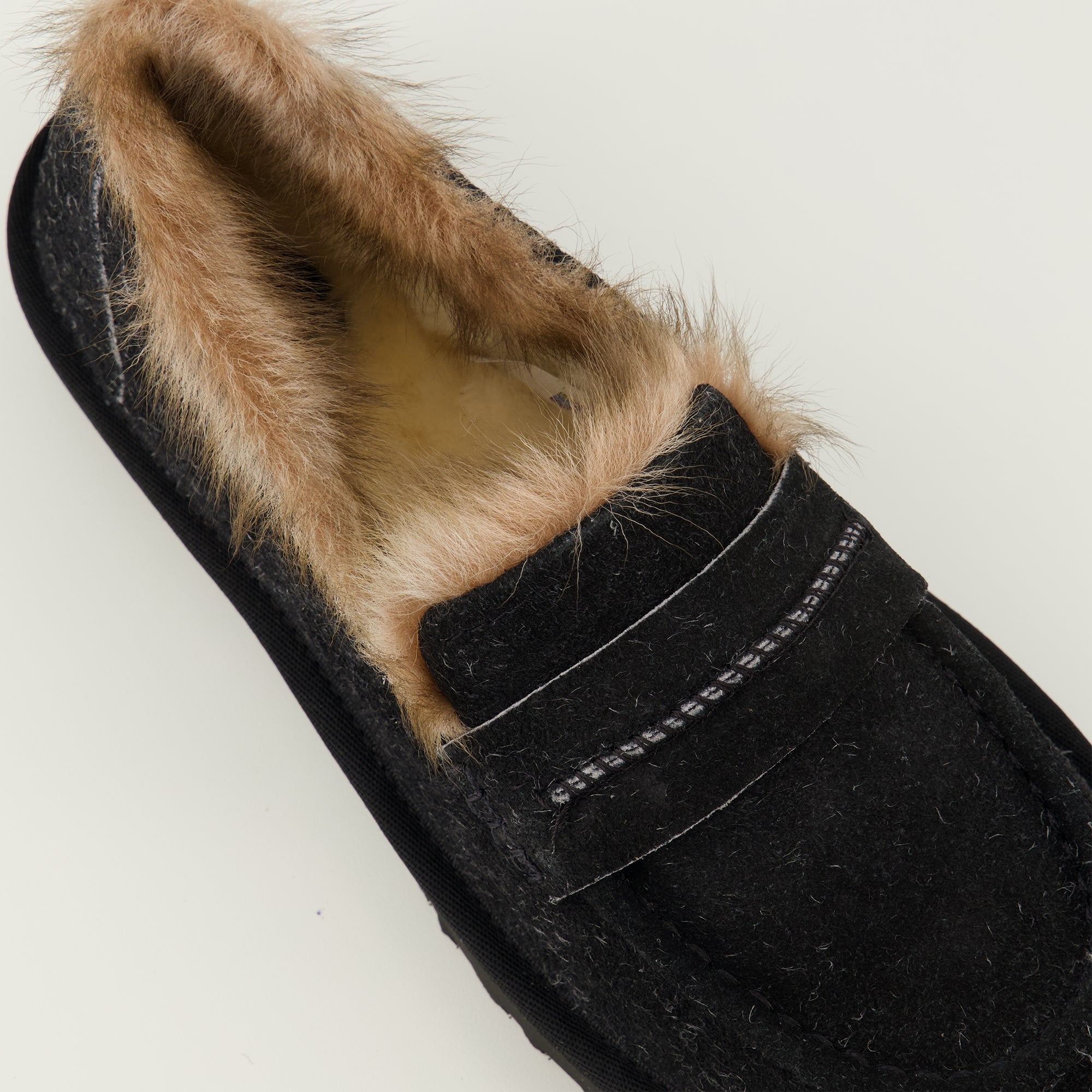 Image of Moccasins Ellis Black by Ugg for Women - Season Spring-Summer 2026 - Top Detail View