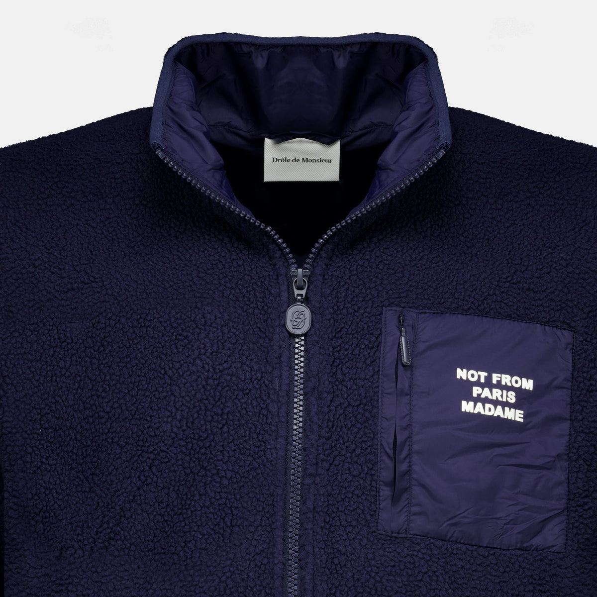 Veste Sherpa Zippée Drôle de Monsieur