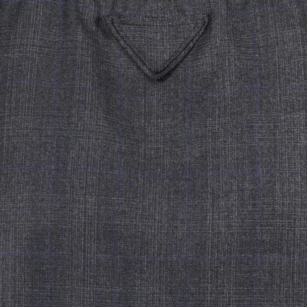 plaid wool skirt, pencil skirt, vintage check, Prada clothing, luxury fashion