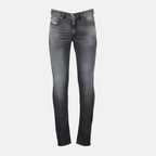 Sleenker jeans, denim grey jeans, slim fit trousers, five-pocket jeans, men’s denim style