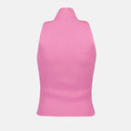 Diesel tops, high-neck sleeveless, ribbed jersey, luxury fashion, Autumn-Winter 2024