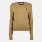 Image of Ami de Coeur Sweater by Ami PARIS for Women - Season Autumn-Winter 2025 - Front View